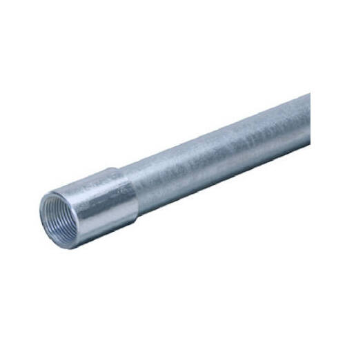 Rigid Conduit, Galvanized Steel, 1 In. x 10 Ft.