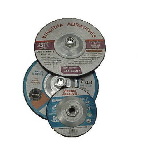 VIRGINIA ABRASIVES CORP 424-53607 7x1/4x5/8 DP CTR Wheel