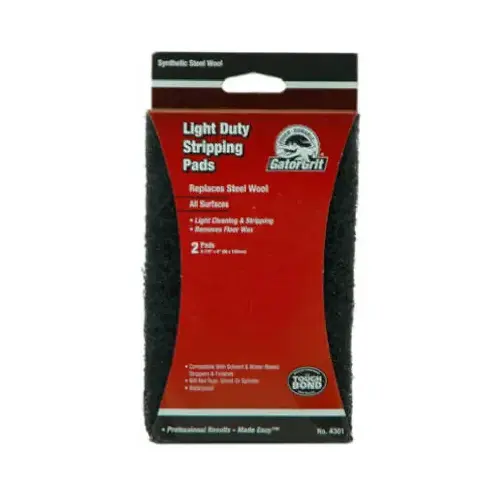 Light Stripping Synthetic Steel Wool, 3-7/8 x 6 In - pair