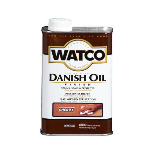 Danish Oil Wood Finish, Cherry, 1-Qt.