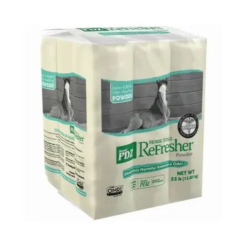 PDZ COMPANY LLC SWEET PDZ POWDER Horse Stall Refresher, Bedding, Non-Toxic Mineral, 35-Lb.