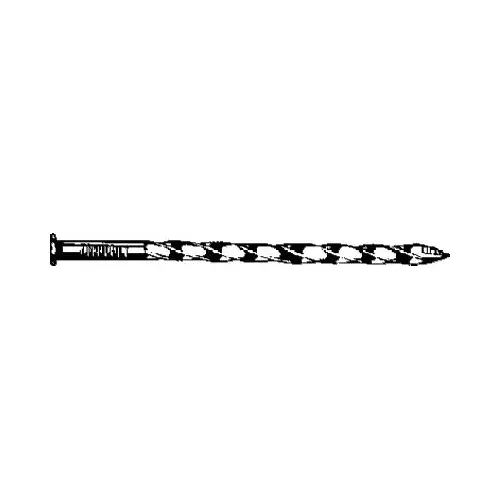 Maze S257S-1 STORMGUARD S257S Series Siding Nail, Hand Drive, 8d, 2-1/2 in L, Steel, Galvanized, Spiral Shank, 1 lb