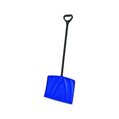 Suncast SN100012 Poly-Coated Snow Shovel With D-Grip Handle, 18-In.