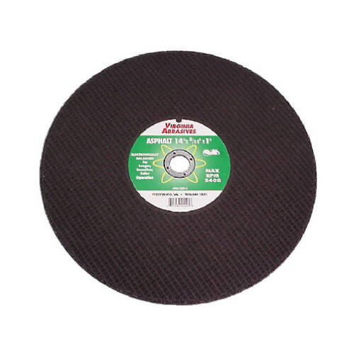 VIRGINIA ABRASIVES CORP 424-23142 14x1/4x1-D Asph Wheel