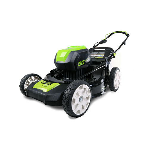 Cordless 3-N-1 Lawn Mower, Brushless Motor, 80-Volt Battery & Charger, 21-In. Deck