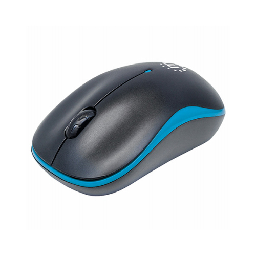 Wireless Mouse, Black and Blue