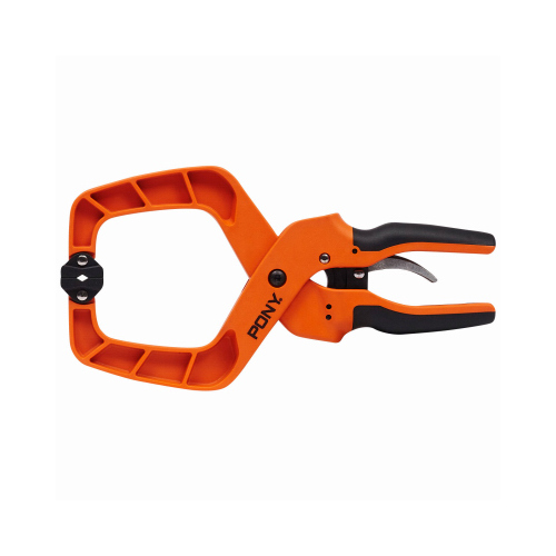 Hand Clamp, 4 in Max Opening Size, Nylon Body