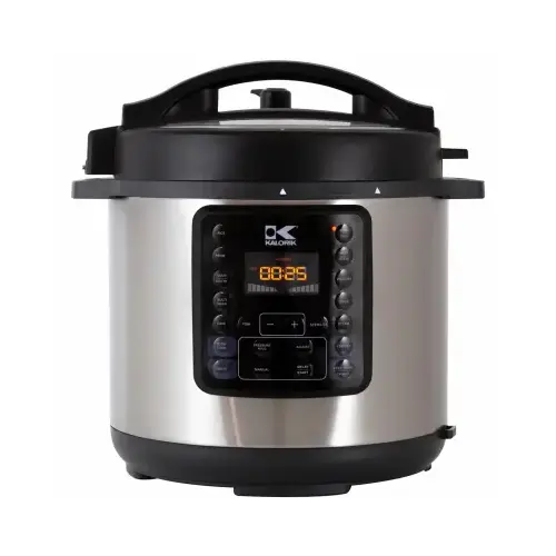 Digital Pressure Cooker, 12 Smart Presets, Stainless Steel, 6-Qt.