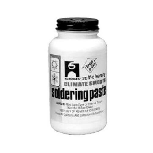 Oatey 10619 Hercules Climate Smooth Soldering Paste, 1/2-Lb.