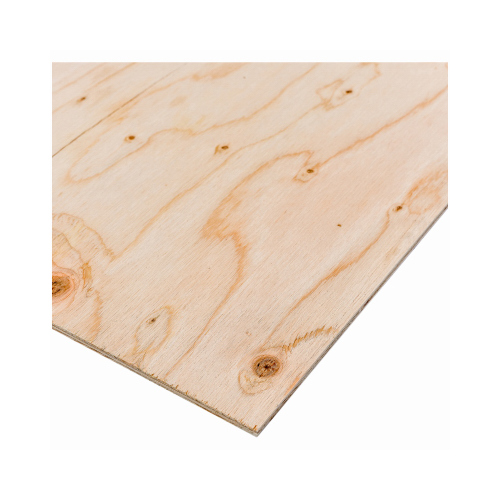 BC Sanded Pine Plywood, 1/2 (15/32)-In. x 4 x 4-Ft.