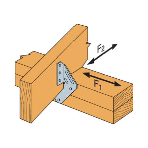 Roof Outlet, 5-1/4 in L, Steel, ZMAX, Fastening Method: Nails Silver