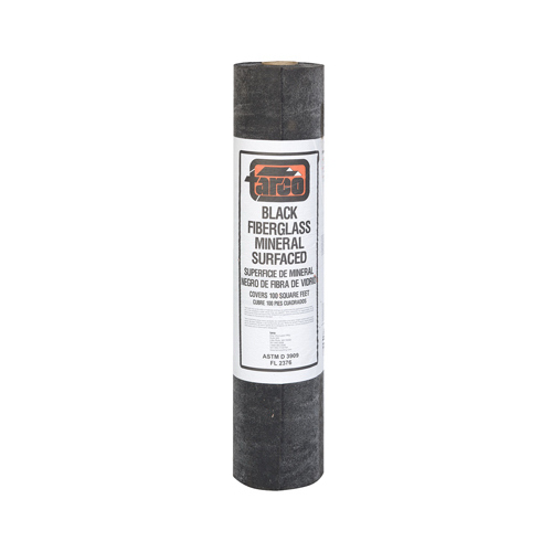 Roofing Mineral Surface, Black, 36-In. x 36-Ft. Roll