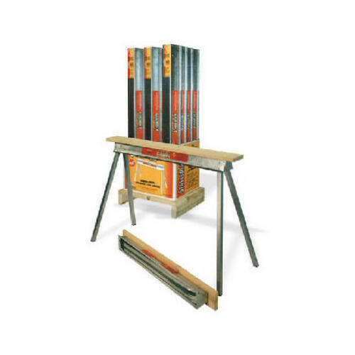 StableMate Folding Sawhorse, 1000 lb, 30 in H, Steel
