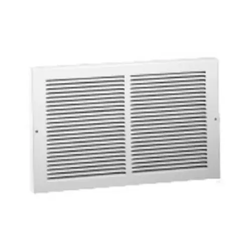 Baseboard Return Grille, Steel, White, 12 x 6-In.