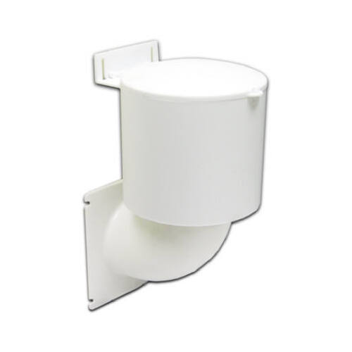 LAMBRO INDUSTRIES 289W Dryer Vent Seal, ABS, White