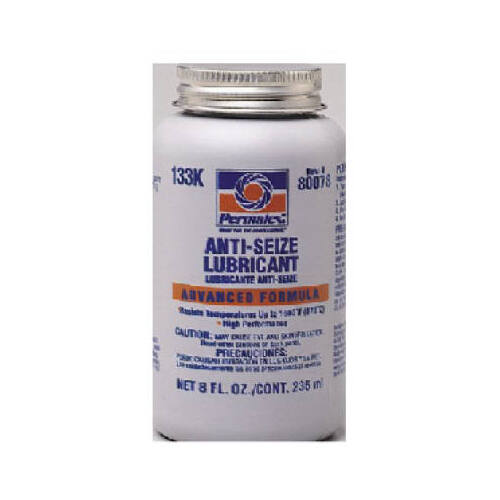 Lubricant, 8 oz Bottle, Paste Silver