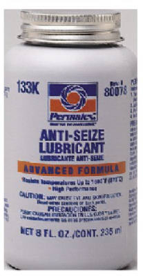 PERMATEX 80078 Lubricant, 8 oz Bottle, Paste Silver