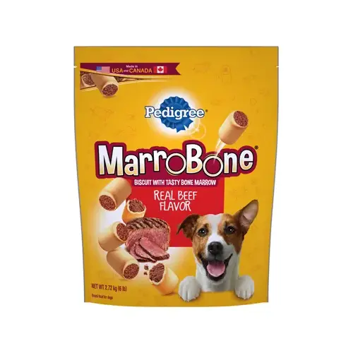 Pedigree 10045 MarroBone Beef Dog Biscuits, 6-Lbs.