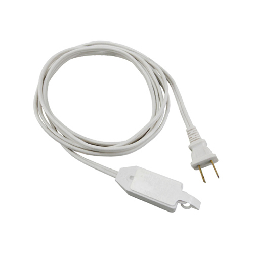 Master Electrician 09414ME Extension Cord, 16/2 SPT-2 Polarized Cube Tap, White, 15-Ft.