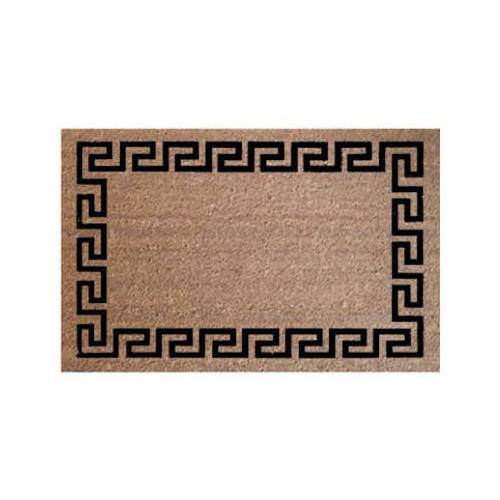 Doormat, Greek Key Coir, 24 x 36-In.