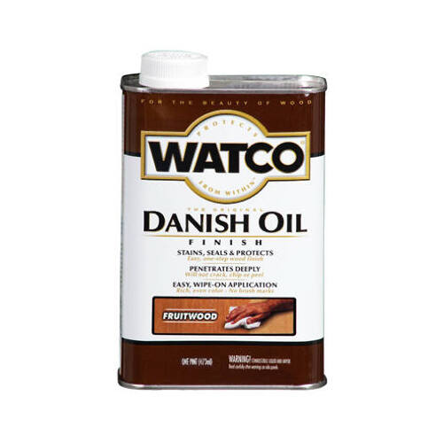 RustOleum 65441 Danish Oil Wood Finish, Fruitwood, 1Qt.