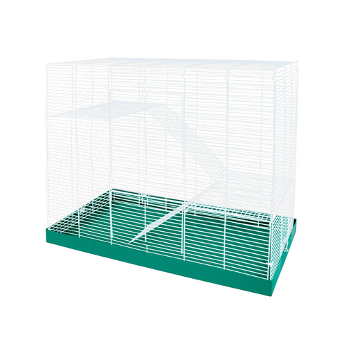 WARE MANUFACTURING INC 00665 Chew Proof 3 Level Cage, Ramps & Shelves, 30-In. x 16-1/2-In.