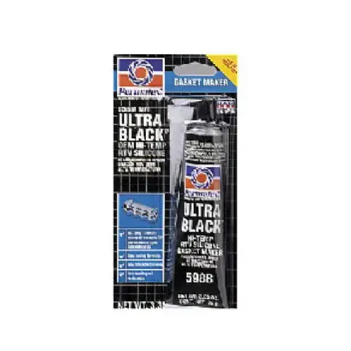 Ultra Black Gasket Maker, 3.35 oz Tube, Paste, Mild