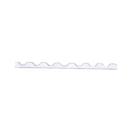 TUFTEX 022167 7 Square Closure Strip, 3 ft L, 1 in W, Polyethylene Foam, Horizontal Mounting White - pack of 5