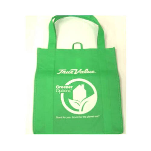 1 BAG AT A TIME-IMPORT 0101-3507-XCP100 Reusable Shopping Bag, Bright Green Polypropylene - pack of 100