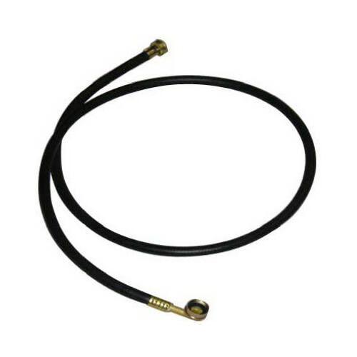 Washing Machine Hose With 90-Degree Elbow, 3/8-In. x 6-Ft.