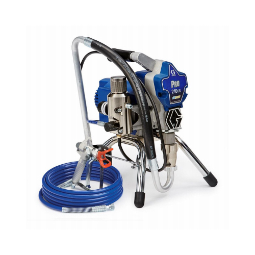 Pro210ES Series Electric Airless Sprayer, 1 hp, 50 ft L Hose, 1/4 in Dia Hose, 0.47 gpm, 3000 psi