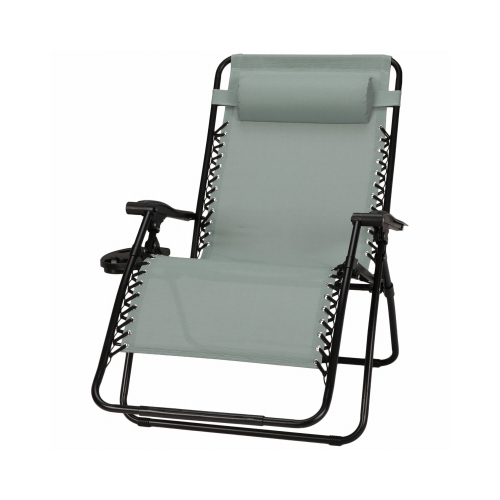 WOODARD, LLC RXTV-1921-XL-S Sunny Isles Zero Gravity Chair, Coated Steel Frame, Seafoam Green, XL