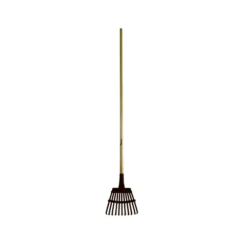 Great States 3W 8-Inch Shrub Rake With 48-Inch Hardwood Handle