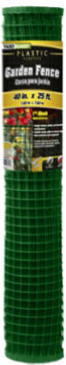 MIDWEST AIR TECH/IMPORT 889250A Garden Fence, Green PVC, 1-In. Mesh, 40-In. x 25-Ft.