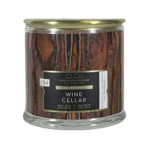 Candle Lite 4330667 Jar Candle, Wine Cellar, 14-oz.