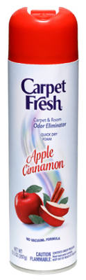 MALCO PRODUCTS INC 280174 Odor Eliminator, No-Vacuum Foam, Apple Cinnamon, 10.5-oz.