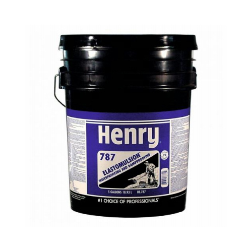 HENRY HE787074 Damp Proofing, Black, 18.93 L Pail, Liquid