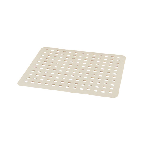 Euro Kitchen Sink Mat, Taupe PVC, 11 x 12.5-In.