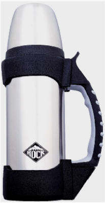 Thermos, LLC 2510TRI2 "The Rock" Beverage Bottle, Stainless-Steel, 1.1-Qt.