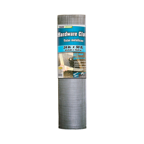 Galvanized Metal Hardware Cloth Fence, 1/4-In. Mesh, 23-Ga., 24-In. x 50-Ft.