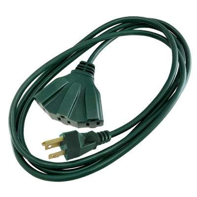 Master Electrician 04315ME Outdoor Extension Cord, 16/3 SJTW, Green 35-Ft.