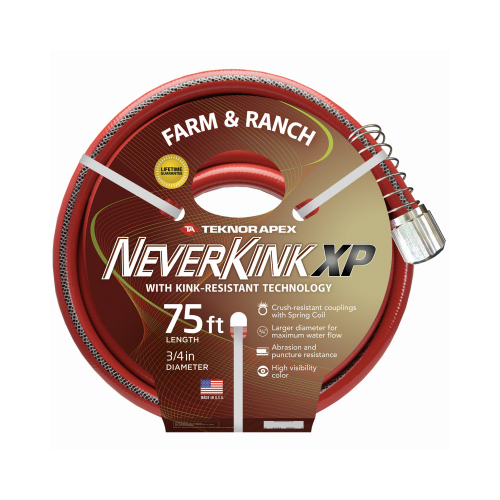 Teknor Apex 9846-75 Neverkink Xtreme Performance Farm and Ranch Hose, 3/4-In. x 75-Ft.