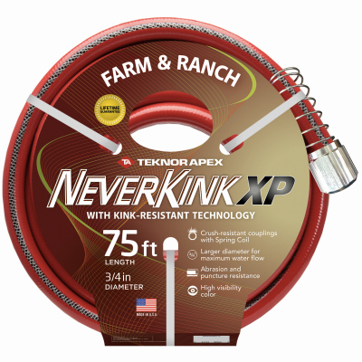 Teknor Apex 9846-75 Neverkink Xtreme Performance Farm and Ranch Hose, 3/4-In. x 75-Ft.