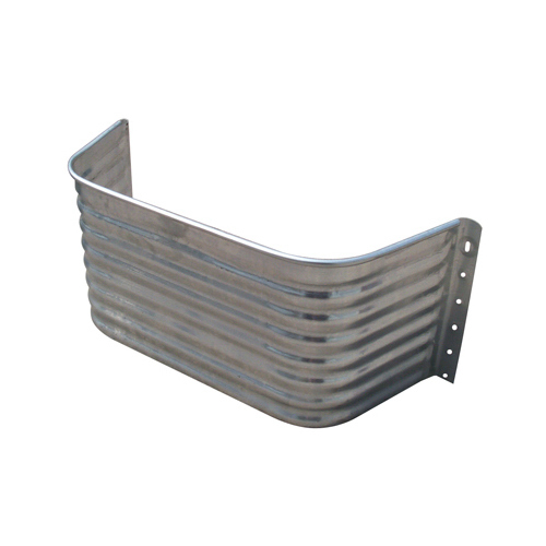 Tiger Brand Jack Post AW-18S Square Window Well Area Wall, 22-Ga. Galvanized Steel, 18-In.
