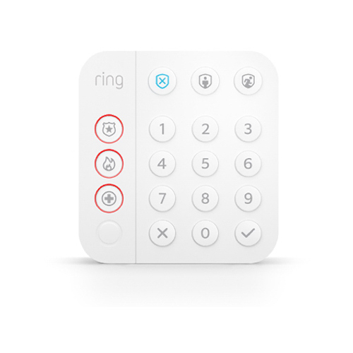 Ring 4AK1SZ-0EN0 Alarm Keypad V2 Indoor Control Panel