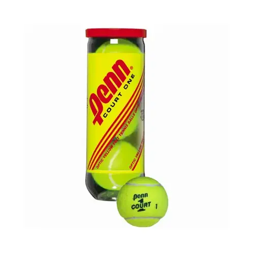 HEAD PENN RACQUET SPORTS 523701 Court One Tennis Balls - pack of 3