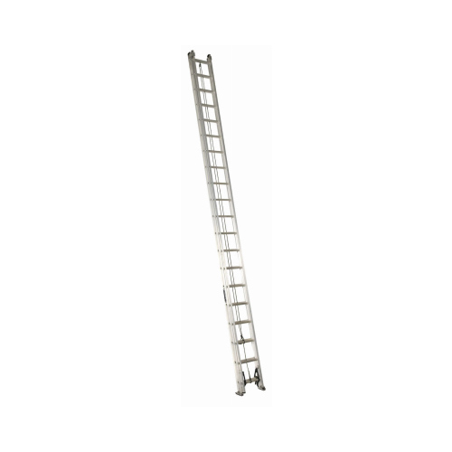 Louisville AE2240 AE2200 Series Extension Ladder, 37 ft 3 in H Reach, 300 lb, 40-Step, 1-1/2 in D Step, Aluminum
