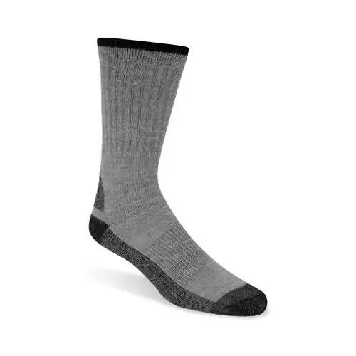 Work Socks, Gray, Men's Medium Pair