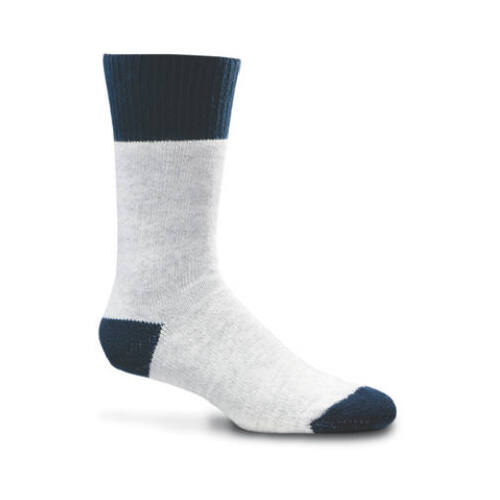 WIGWAM MILLS INC F2020-207-XL Work Socks, Gray & Navy, Men's XL