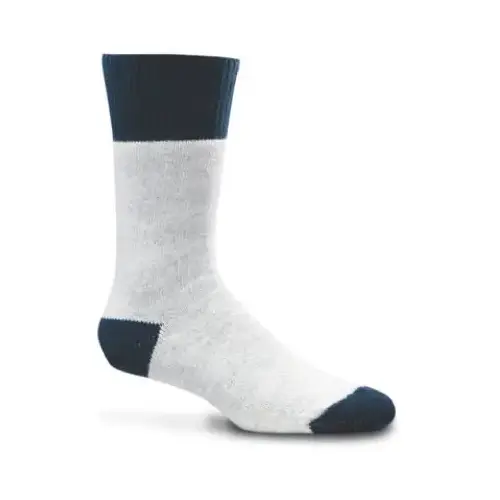 Work Socks, Gray & Navy, Men's Large